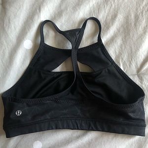 Black Lululemon Racerback Sports Bra